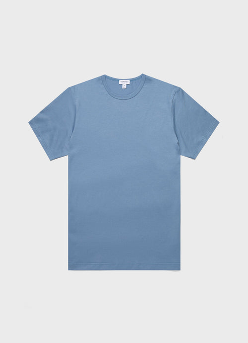 Mens Classic Tshirt In Como Blue Mtsh0001 Buvp