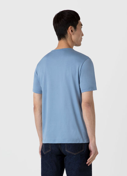Mens Classic Tshirt In Como Blue Mtsh0001 Buvp