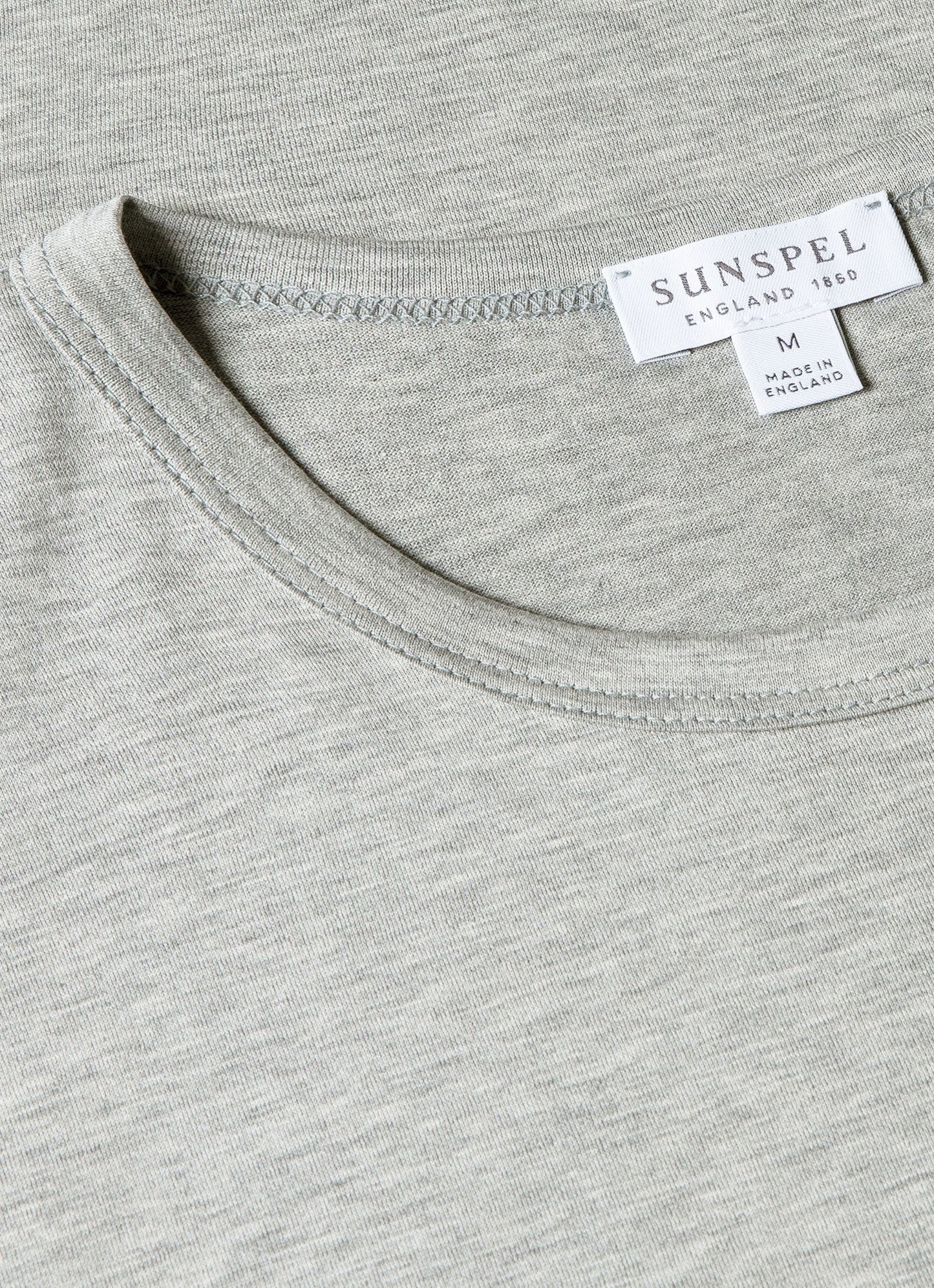 Men S Short Sleeve Crew Neck T Shirt Grey Melange