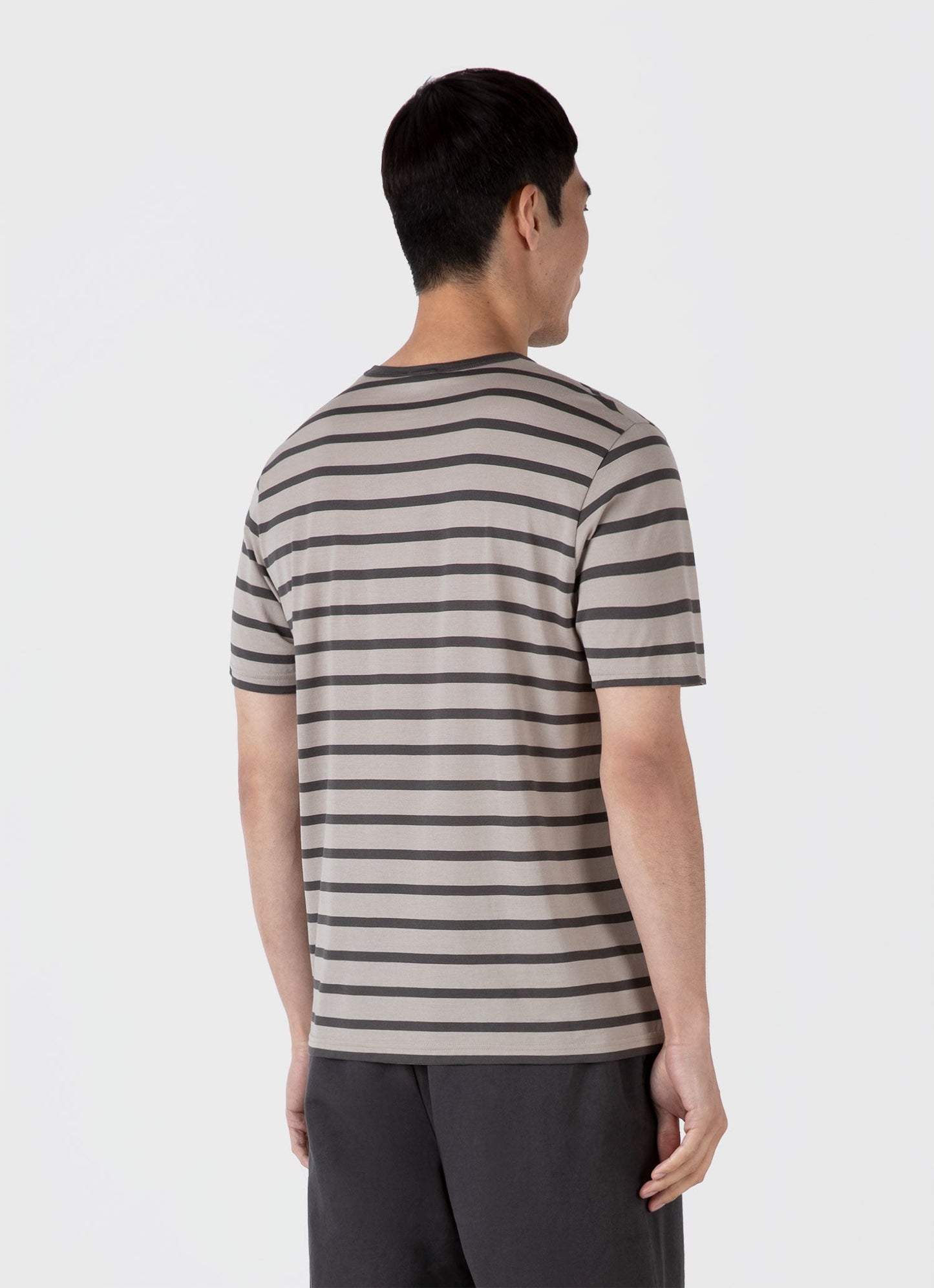 Mens Classic Tshirt In Ash Grey Charcoal Mtsh0001Brs Stms