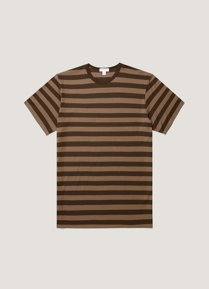 Mens Classic Tshirt In Dark Cedar Dark Chocolate Mtsh0001Bs Stod