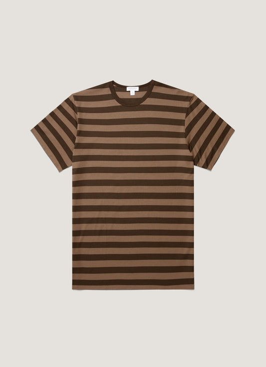 Mens Classic Tshirt In Dark Cedar Dark Chocolate Mtsh0001Bs Stod