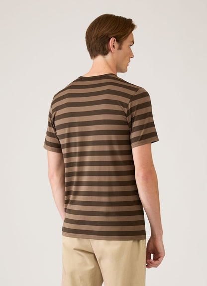 Mens Classic Tshirt In Dark Cedar Dark Chocolate Mtsh0001Bs Stod