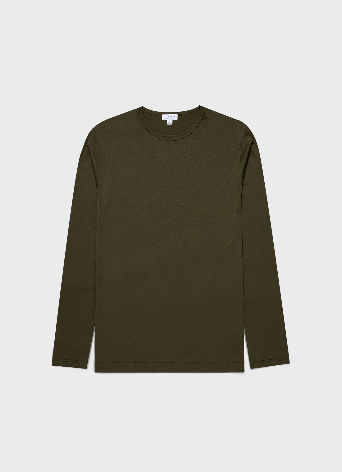 Mens Long Sleeve Classic Tshirt In Pine Green Mtsh0003 Gnhz
