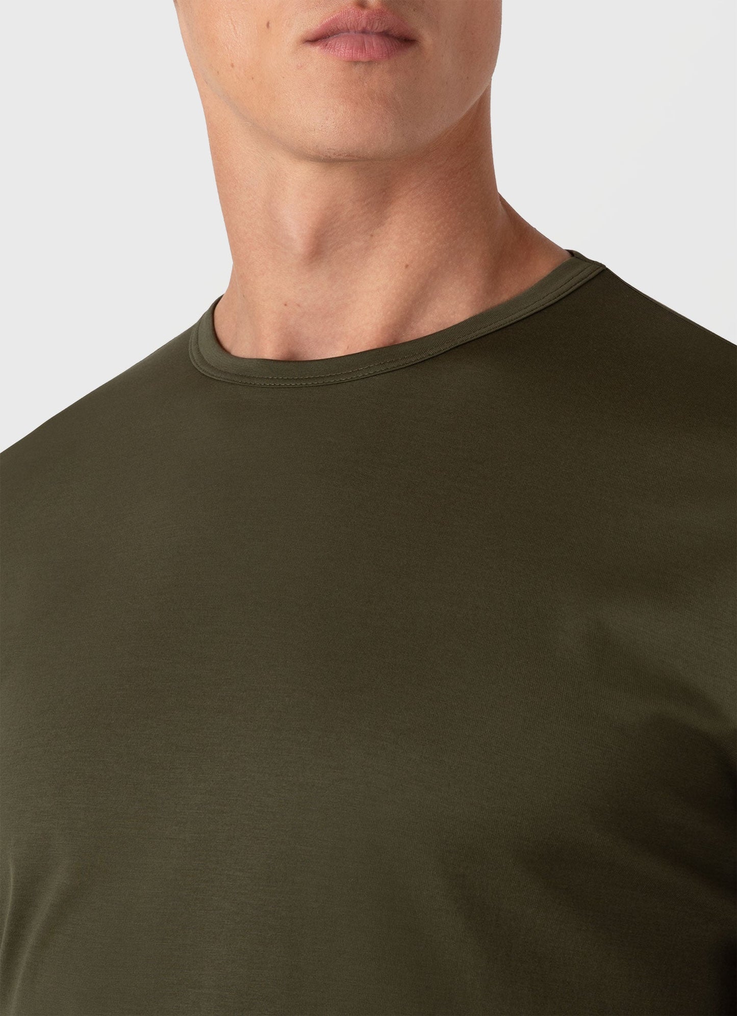 Mens Long Sleeve Classic Tshirt In Pine Green Mtsh0003 Gnhz