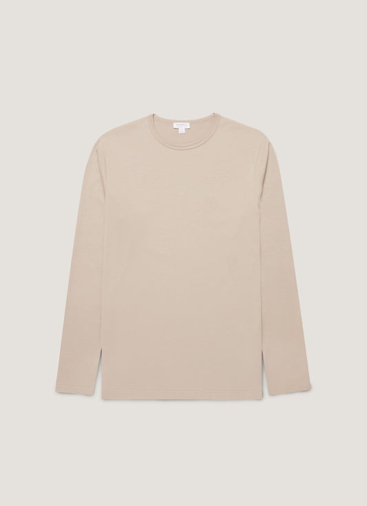 Mens Long Sleeve Classic Tshirt In Fog Mtsh0003 Gyff