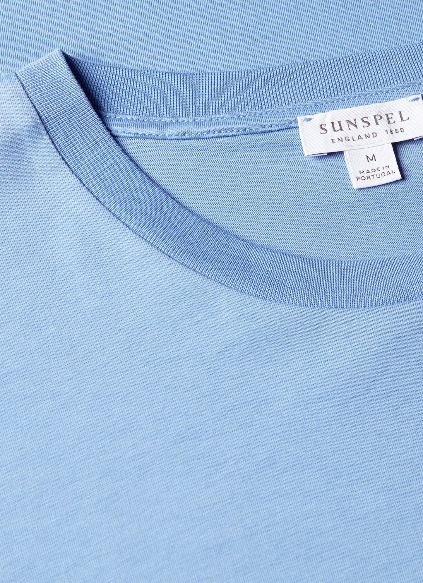 Mens Riviera Midweight Tshirt In Azure Blue Mtsh0007R Buww
