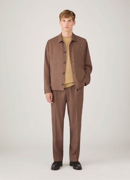 Mens Riviera Midweight Tshirt In Tan Mtsh0007S Brgm