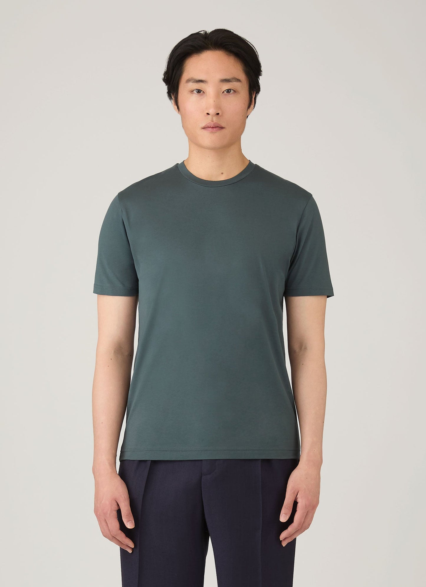 Mens Riviera Midweight Tshirt In Dark Petrol Mtsh0007S Gnit