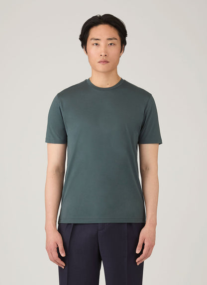Mens Riviera Midweight Tshirt In Dark Petrol Mtsh0007S Gnit
