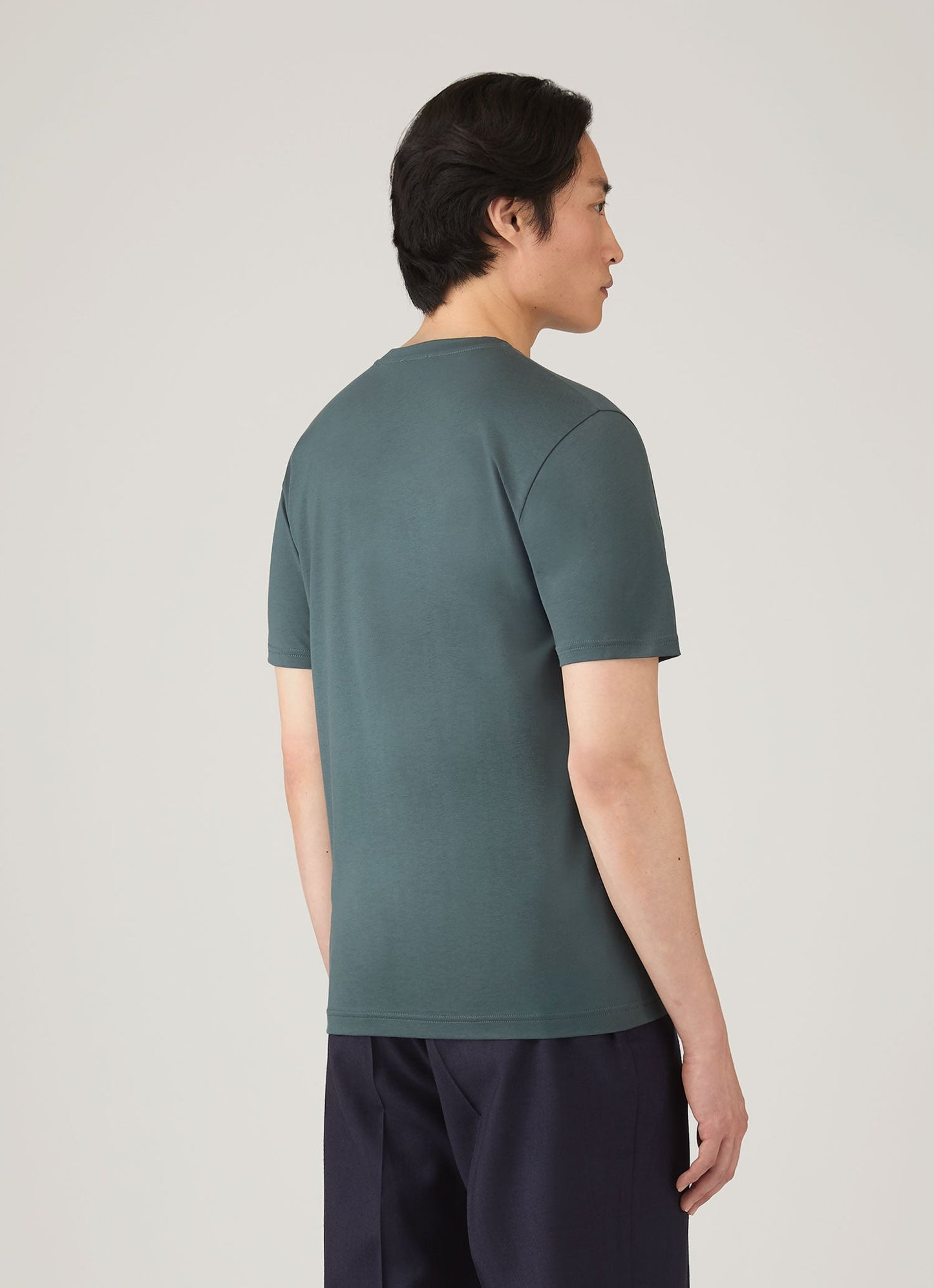 Mens Riviera Midweight Tshirt In Dark Petrol Mtsh0007S Gnit