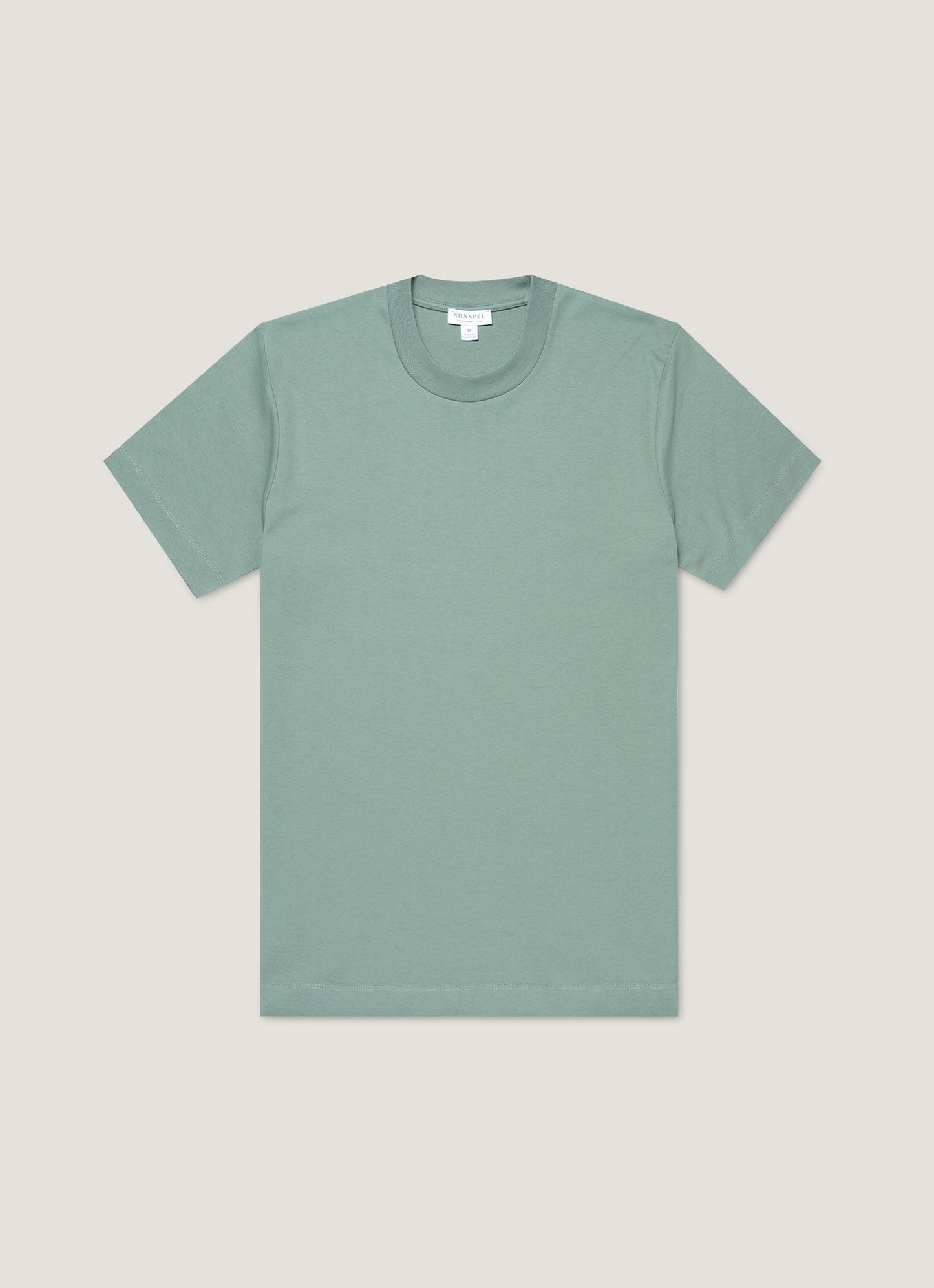 Mens Relaxed Fit Heavyweight Tshirt In Steel Green Mtsh0181 Gniu