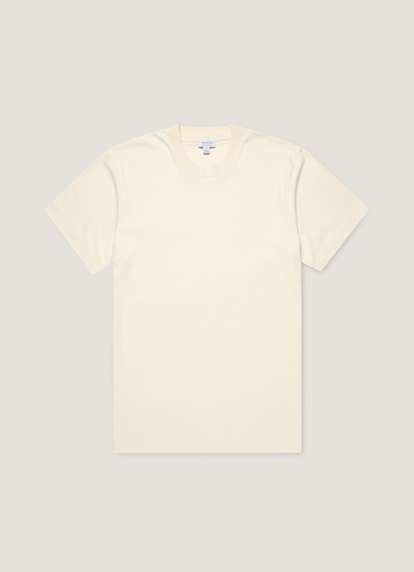 Mens Relaxed Fit Heavyweight Tshirt In Undyed Mtsh0181 Nuab