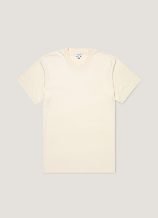 Mens Relaxed Fit Heavyweight Tshirt In Undyed Mtsh0181 Nuab