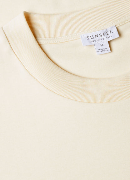 Mens Relaxed Fit Heavyweight Tshirt In Undyed Mtsh0181 Nuab