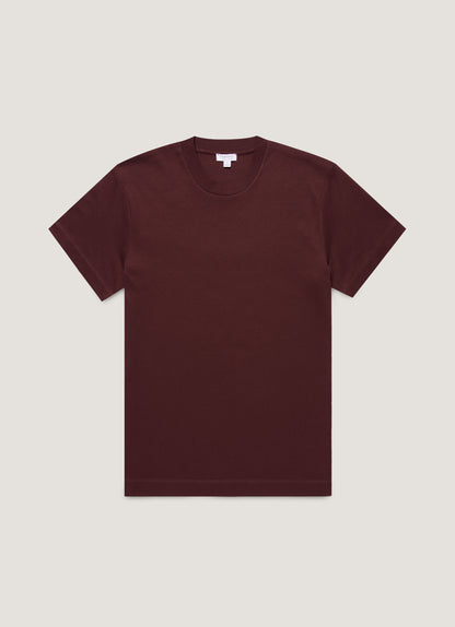 Mens Relaxed Fit Heavyweight Tshirt In Bakelite Mtsh0181 Rdel