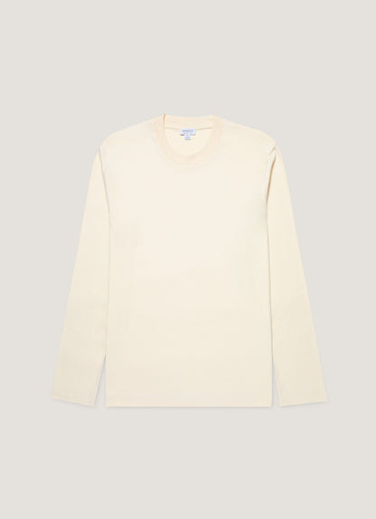 Mens Long Sleeve Heavyweight Tshirt In Undyed Mtsh0182 Nuab
