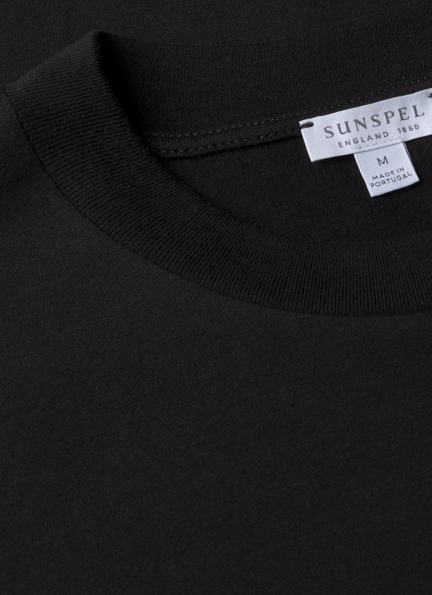 Mens Silk Cotton Cashmere Tshirt In Black Mtsh0203 Bkaa