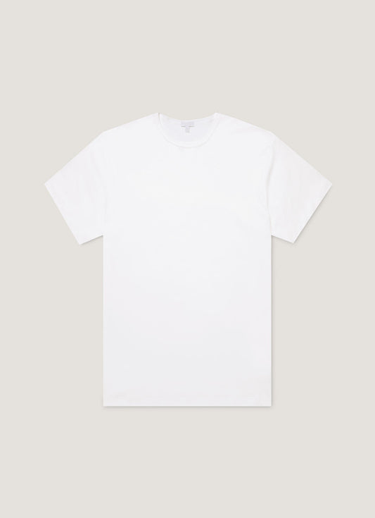 Mens Sea Island Crew Neck T Shirt Mtsh4000 White