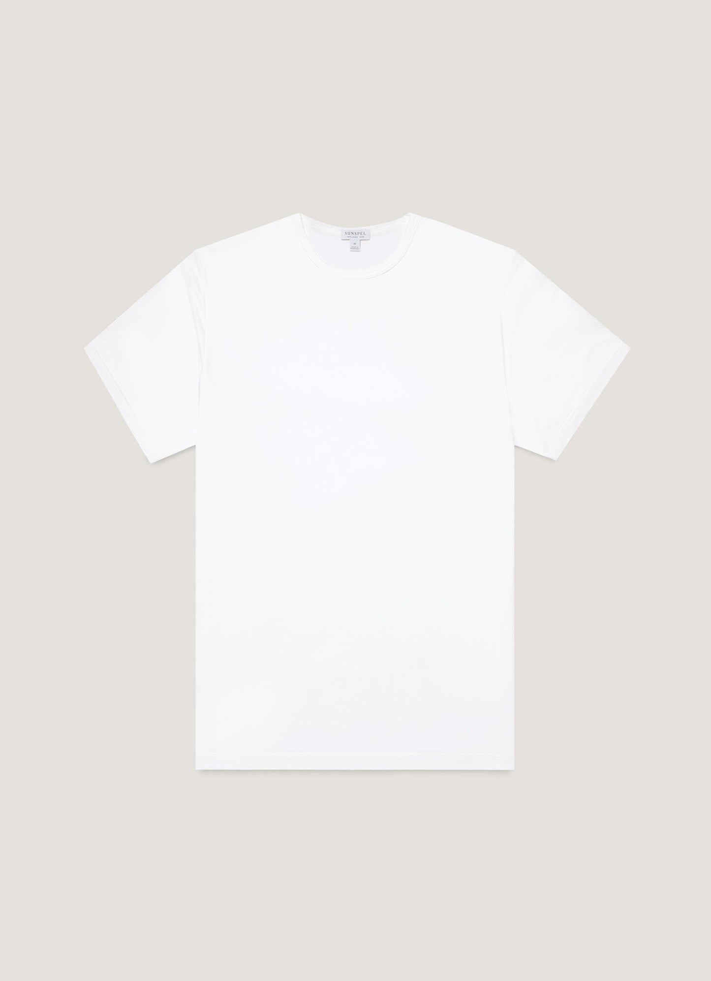 Mens Tencel Tshirt In White Mtsh4012 Whaa