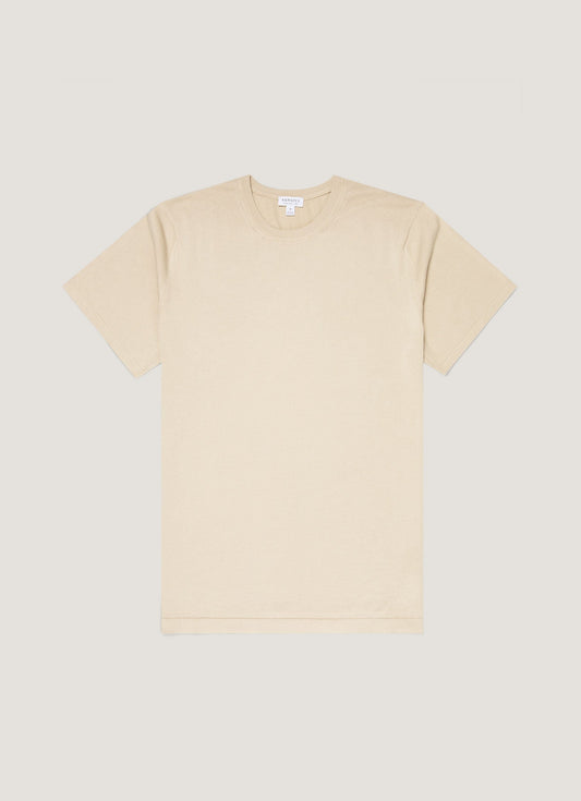 Mens Sea Island Cotton Knit Tshirt In Hazelwood Mtsh8278 Brgt