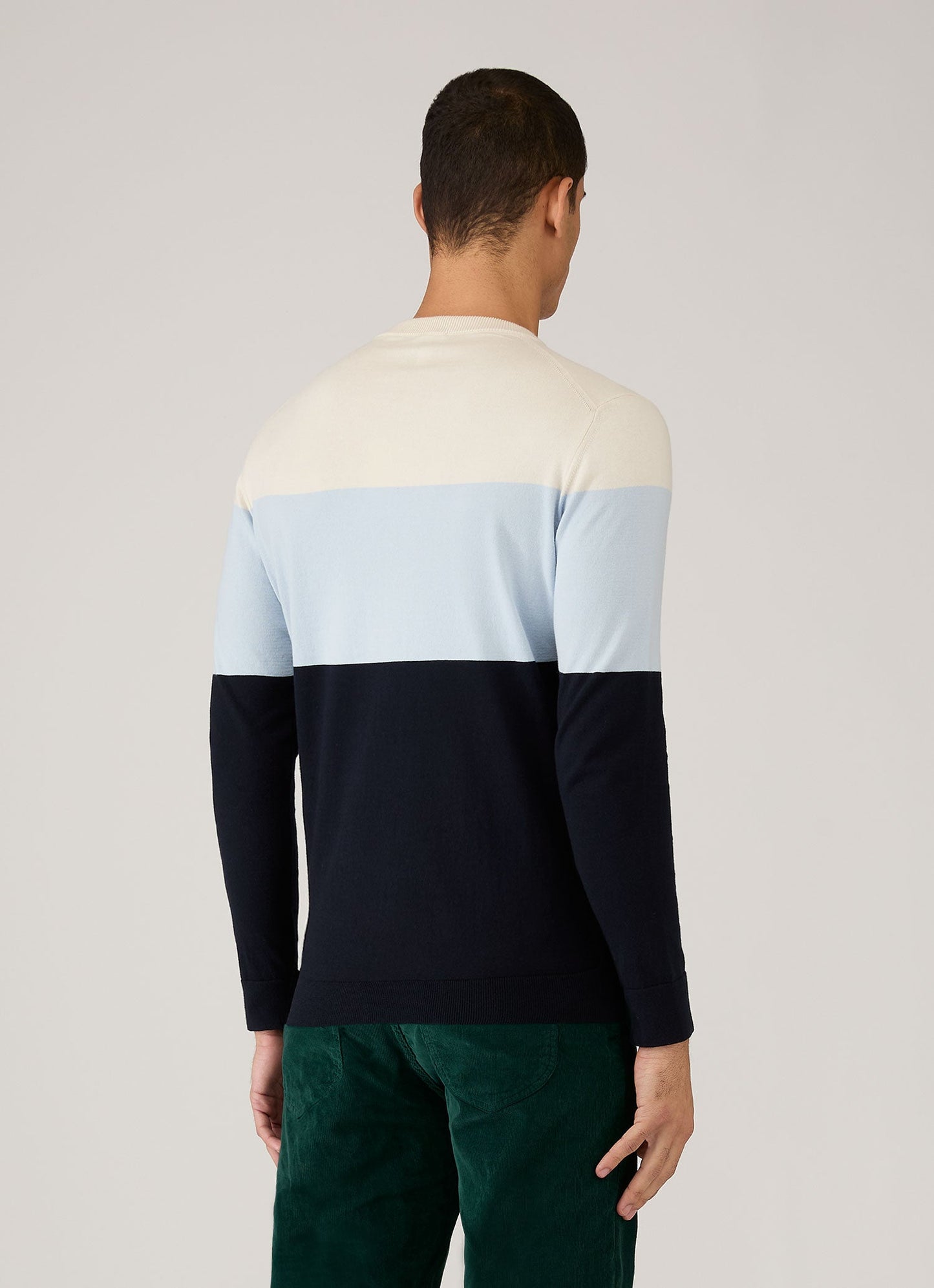 Mens Paul Weller Jumper In Vintage Blue Pwmjum8320 Buxh