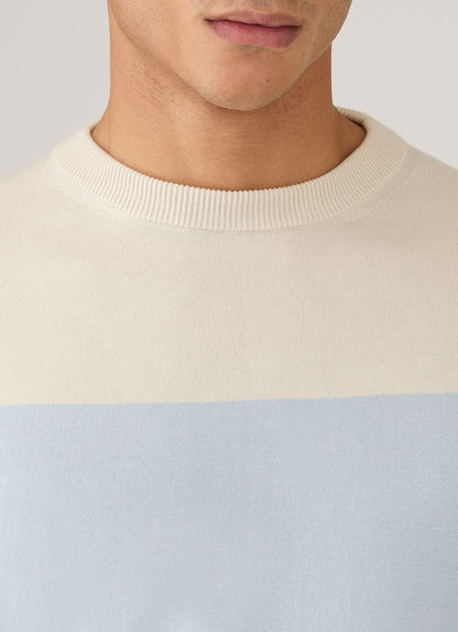 Mens Paul Weller Jumper In Vintage Blue Pwmjum8320 Buxh