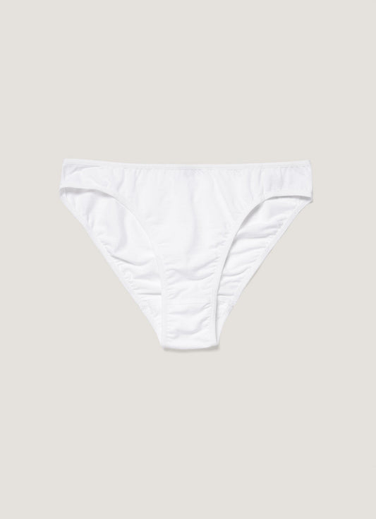Cotton Brief In White