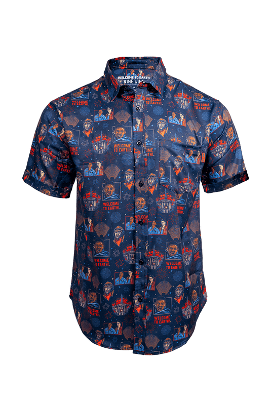 Welcome to Earth - Short Sleeve Button Down