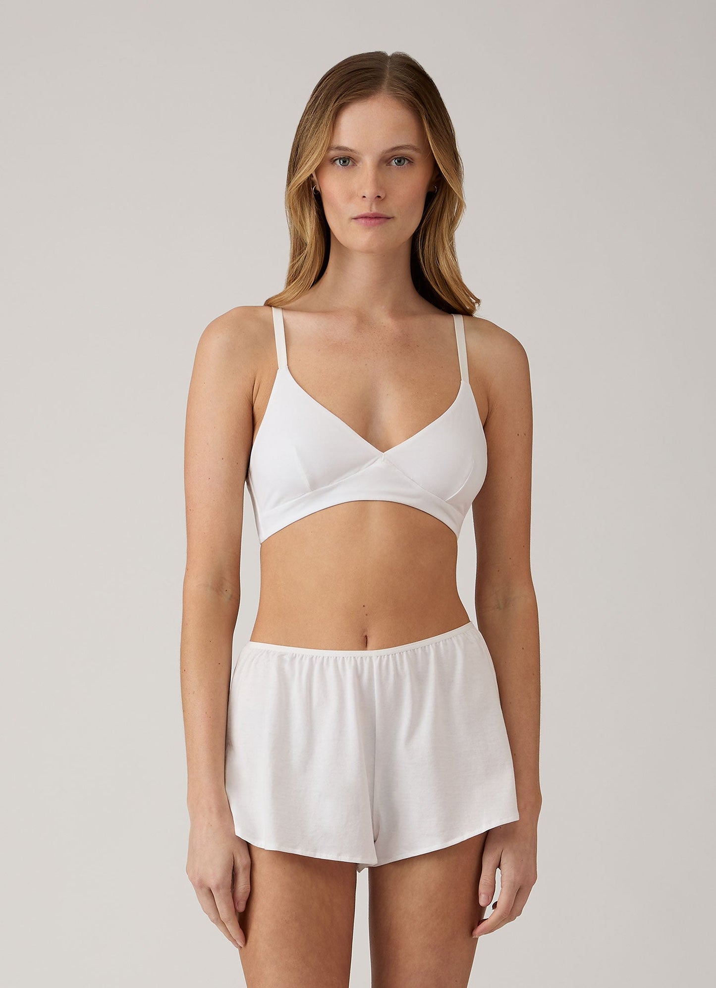 Womens Long Staple Cotton French Knicker White Wfrk4506