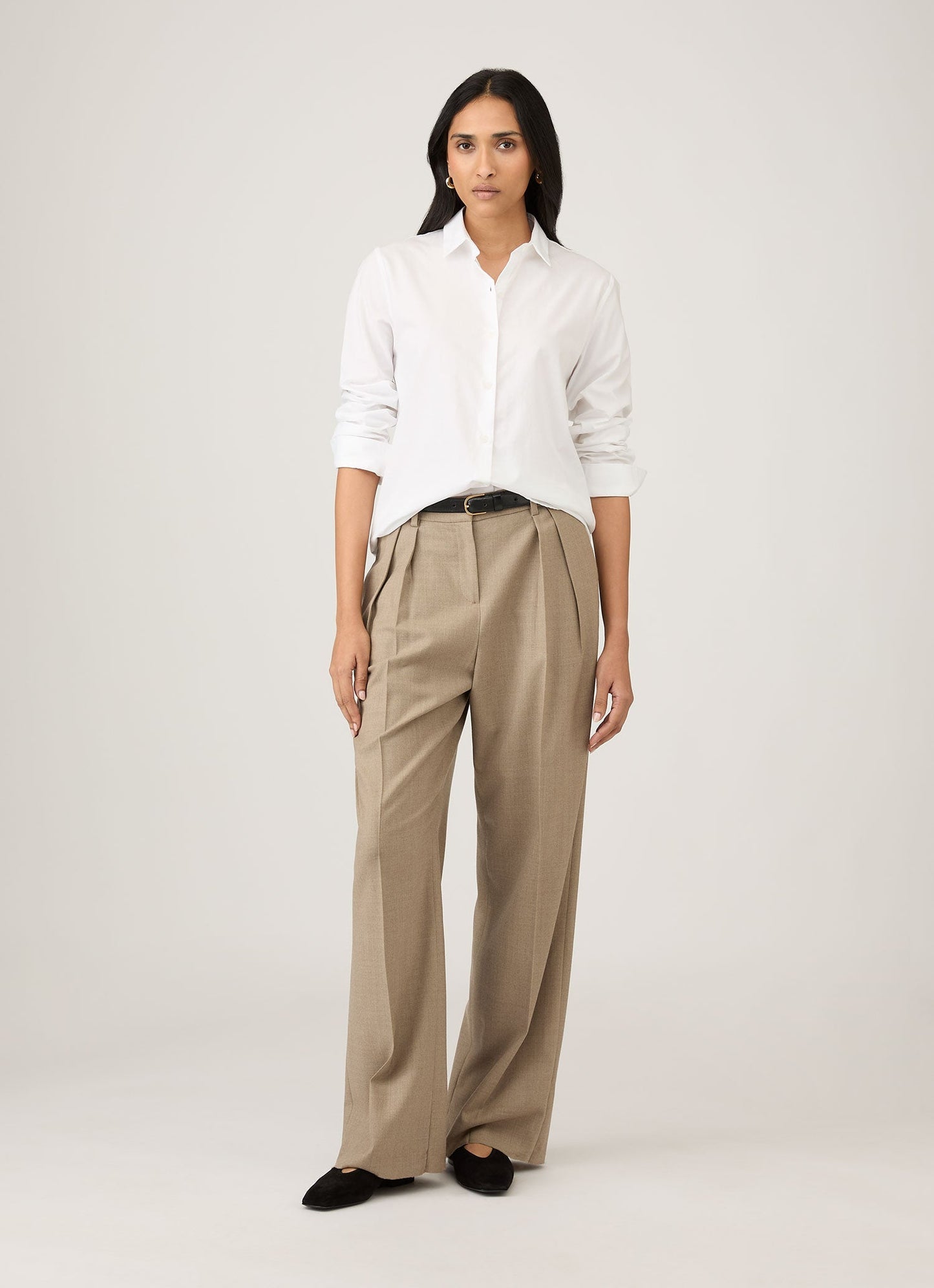 Womens Cotton Shirt White Wsht2057 Whaa