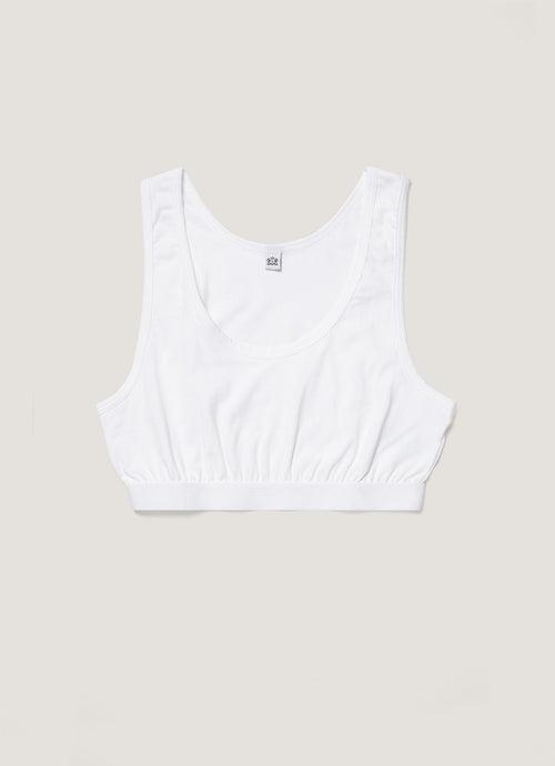 Womens Crop Top White