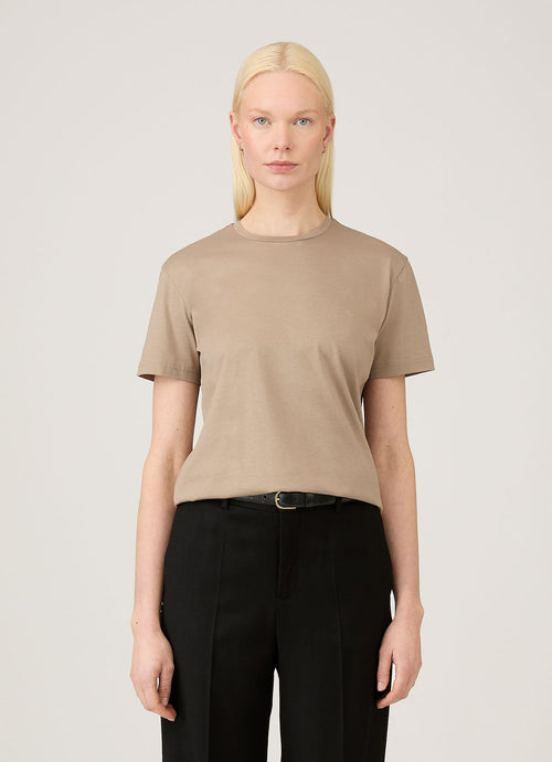 Womens Boy Fit Tshirt In Mink Wtsh0087S Brgb